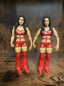 WWE Mattel Battle Pack THE BELLA TWINS Nikki & Brie 7" Wrestling Action Figures - Picture 1 of 4