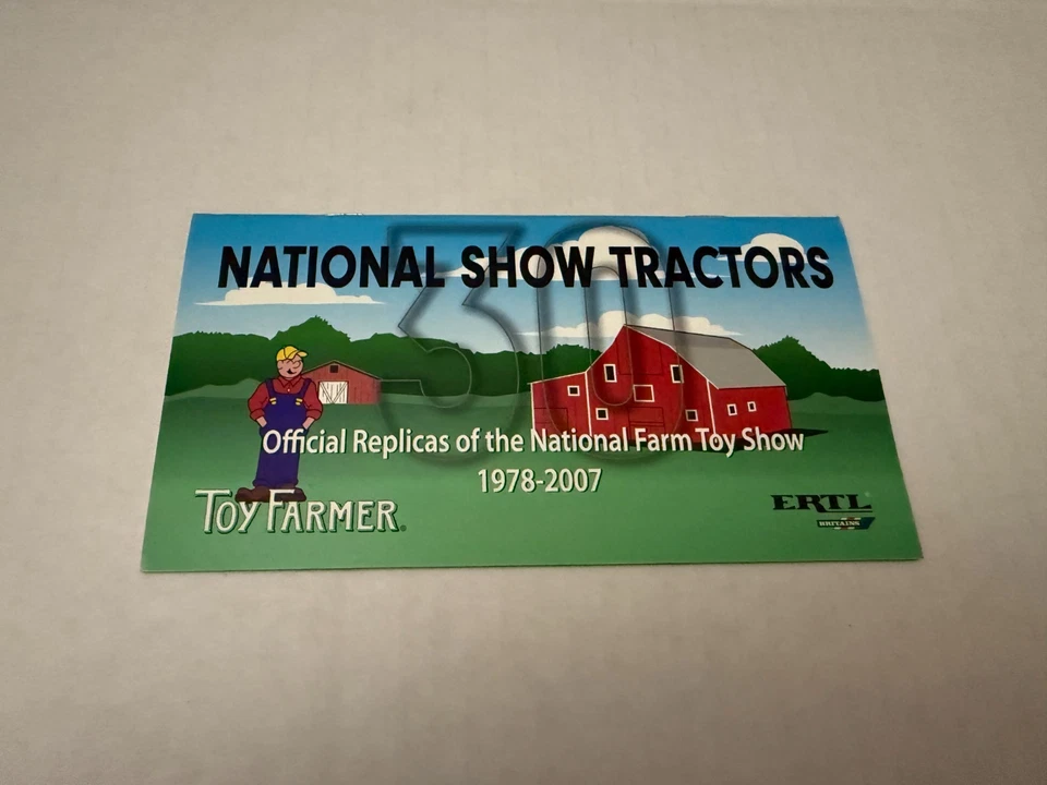 Ertl Toy Farmer National Show Tractores Granja Toy Show 1978-2007 30 aniversario Foto 1 de 4