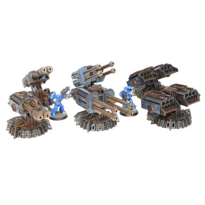 4Ground Defensive Lines - Defensive Weapon Battery (Blue) (Pre-Painted) - Image 1 of 4