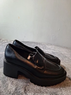 Universal Thread Maisy Chunky Loafer Shoes Womens 10 Black Lug Sole Grunge PUNK - Image 1 of 4