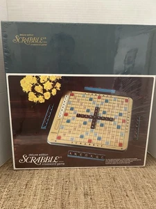 Vintage 1977 Scrabble Deluxe Edition Crossword Game Selchow & Righter. Sealed!!! - Picture 1 of 12