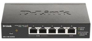 D-LINK - Suis Desktop 5 Port Gigabit Smart Terurus dengan Kuasa PoE - Picture 1 of 2