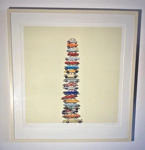 European car Stack - Signed & Numbered Print By Jeremy Dickinson - Picture 1 of 6