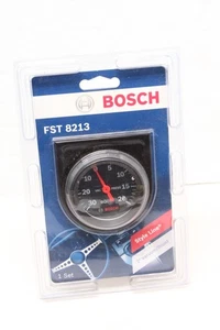 Bosch FST8213 Style Line 2" Mechanical Vacuum/Boost Gauge - Black Face - Picture 1 of 4