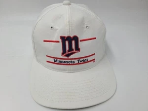 Vintage Minnesota Twins The Game Split Bar Snapback Mütze Kappe Herren Damen MLB weiß - Bild 1 von 21