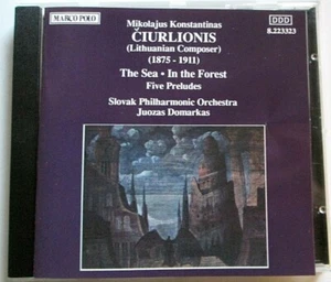 Ciurlionis: The Sea / In the Forest / Five Preludes CD Mikolajus Konstantinas - Picture 1 of 3