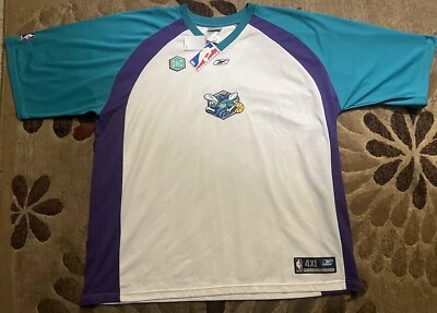 05 06 Oklahoma City Hornets Reebok Warmup New Orleans Hornets Pelicans OKC Patch - Image 1 of 4