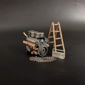 MOTOR, ESCALERA Y CAJA DE HERRAMIENTAS WAR PARK MINIATURES 1:30 WW2 WS039 WS039 TANQUE - Imagen 1 de 7