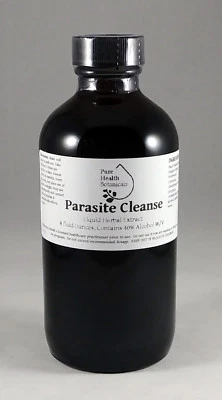 PURE HEALTH BOTANICALS 8oz Parasite Cleanse Tincture/Extract - Wormwood, Black Walnut Hull, Clove