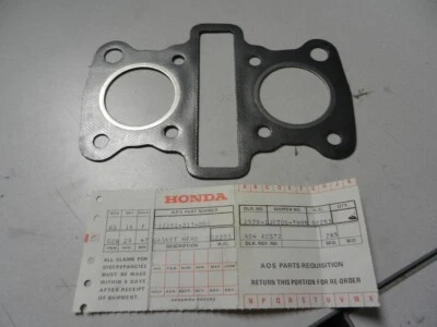 Junta de culata Honda 1966 CA160 CL160 1965 CB160 12251-217-000 NUEVO DE STOCK Foto 1 de 4
