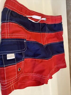 Traje de baño Hanna Andersson para niño talla 4 (100) rojo y azul Foto 1 de 4
