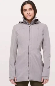 Lululemon Grey Dark Chrome Like A Glove Jacket - Women’s Size 6 - Picture 1 of 10