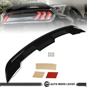 Glossy Black Trunk Spoiler Wing For 2015-2020 Ford Mustang GT350 GT500 Style ABS - Picture 1 of 12