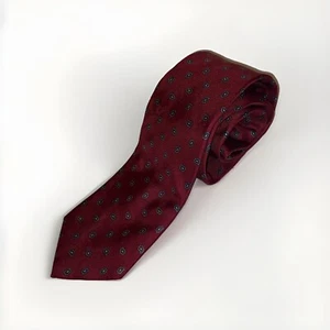 MENS RED TIE DESIGNED BY MICHAEL J DANIEL - Picture 1 of 5