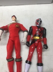 Power Rangers Wild Force Red Ranger & Power Rangers Red Super Ninja Steel - Picture 1 of 3
