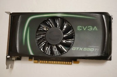 EVGA GeForce GTX550 Ti 2GB graphics card w/ 2 DVI & 1 Mini HDMI 1926 - Image 1 of 4