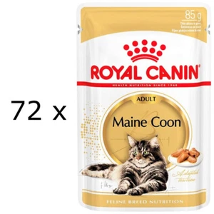 72x 85g Royal Canin Breed Maine Coon Adult (€ 17,10/kg) in Soße Katzennassfutter - Bild 1 von 1