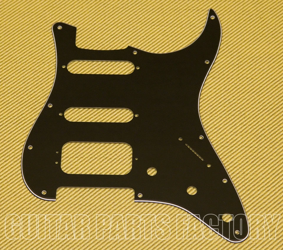 Fender Stratocaster Electric Guitar Strat Pickguard HSS Black