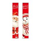 Christmas Door Curtain For Party Home Outdoor Decoration Couplet Curtain