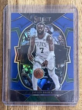 2022-23 Panini Select Jaylen Brown Concourse Blue Prizm #32 Celtics