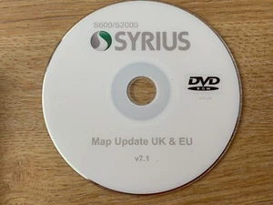 Syrius S600/S2000 Map Update UK & EU Disc - Version 7.1 - nur Disc - Bild 1 von 1