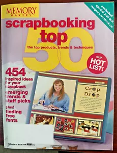 MEMORY MAKERS SCRAPBOOKING TOP 50 MAGAZINE - Vintage 2004 - NLA - NEW! - Picture 1 of 1