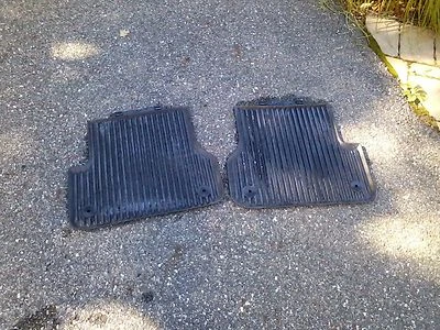 Juego de alfombrillas traseras de goma para todo tipo de clima Audi OEM A6 S6 S7 RS7 2012-2018 Foto 1 de 4