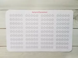 Sternebewertung Planer Aufkleber - perfekt für jeden Planer für Bücher und Filme - Bild 1 von 3