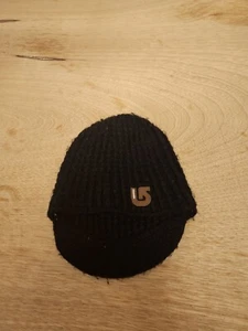 Burton Ledge Snowboards Knit Beanie Hat Black Outdoors Brim Visor Ski Sports - Picture 1 of 8