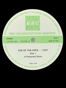 Top Of The Pops - 1337, BBC Transcription, fully laminated cue sheets, UK, 1990 - Picture 1 of 16