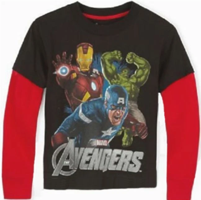 The Avenger Ironman Hulk Captain America T-Shirt Size 10-12 14-16 Child L XL NEW - Image 1 of 1