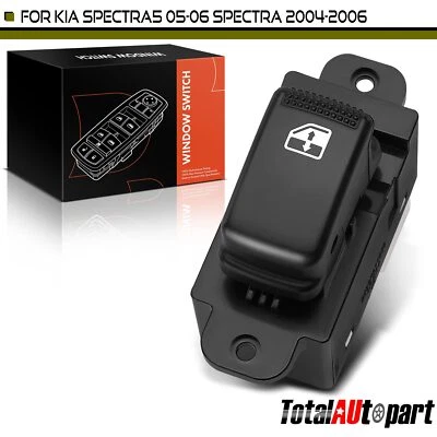 Interruptor de ventana eléctrica lateral izquierda del conductor para Kia Spectra5 05-06 Spectra 2004-2006 trasero Foto 1 de 4