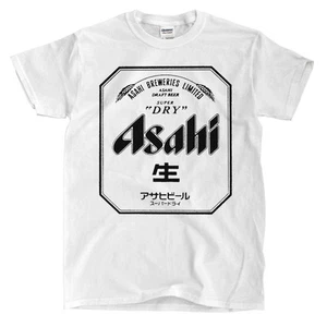 Asahi Beer White T-Shirt - Ships Fast! High Quality! - Picture 1 of 1