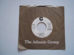 ELUSION - All Toys Break (Mono / Stereo) (PROMO) 45 RPM 7" Record 1981 COTILLION - Picture 1 of 6