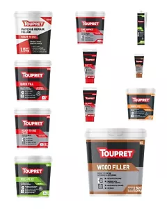 Toupret Ready-to-Use Fillers Collection - DIY, Repair, Interior, Exterior - Picture 1 of 12