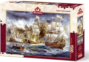 NEW Art Puzzle Jigsaw Puzzle 1500 Pieces 4549 Battleship War - Foto 1 di 2