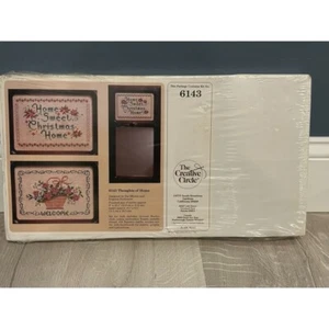 Neu The Creative Circle Kit 6143 Thought Of Home Kreuzstich Weihnachtsspiegel - Bild 1 von 6