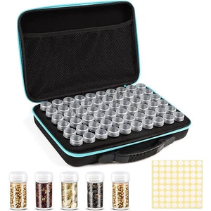 60 Slots Seed Storage Organizer,Sturdy Seed Organizer Storage Box Shockproof AU - Picture 1 of 11