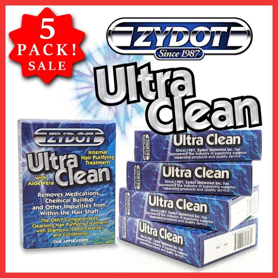 Zydot Ultra Clean Detox Shampoo & Conditioner for Macujo Method (5 Pack Bundle) - Image 1 of 4