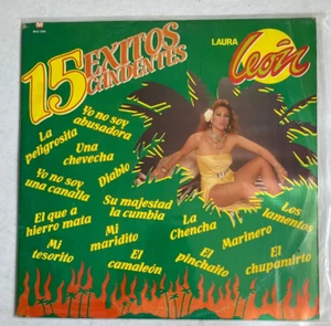 LAURA LEON - 15 EXITOS CANDENTES - 1988 MEXICAN LP, CUMBIA - Picture 1 of 4