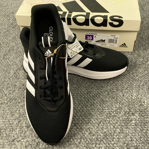 Adidas X_PLRPath scarpe da corsa uomo taglia 10 nere sneakers passeggio jogging