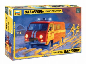 1/43 Zvezda 43001 UAZ-3909 Fire Service - Picture 1 of 2