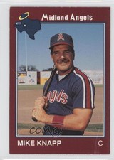 1989 Grand Slam Midland Angels Mike Knapp #20