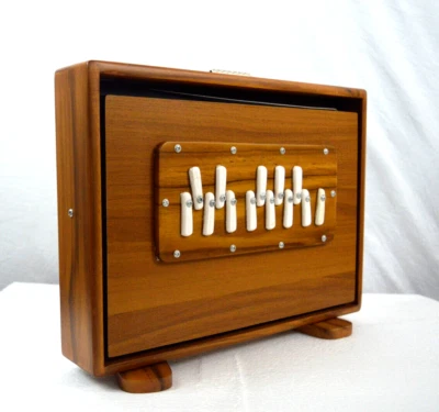 New Professional 13 Notes, Sur Peti, Shruti Box Double Bellow TeakWood Musical I - Image 1 of 4