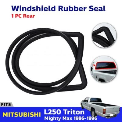 Rear Windshield Glass Rubber Seal For Mitsubishi Mighty Max L250 Pickup 1986-96 Foto 1 de 4