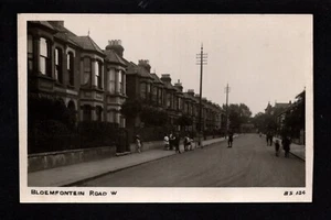 Shepherds Bush - Bloemfontein Road - postal fotográfica real - Imagen 1 de 1