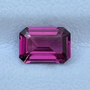 1.87 Cts Natural Pink Garnet Emerald Loose Gemstone for Custom Jewelry Making - Picture 1 of 5
