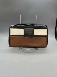 RELIC - Wristlet/Wallet, Black, Ivory & Brown - Picture 1 of 5