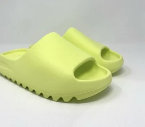 Yeezy Adidas Slides Glow Green size 5UK Au 7 Brand New Authentic - Picture 1 of 10