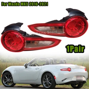 Pair For Mazda MX5 2016-2021 Warning Brake Signal Lamp Taillight Assembly - Picture 1 of 8